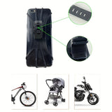2 Pack Bike Phone Mount, Universal Silicone Bicycle Phone Holder with 360° Rotation, Shock-Resistant Handlebar Phone Mount for iPhone & Samsung, Fits 4.7–6.8" Phones, Easy Tool-Free Installation