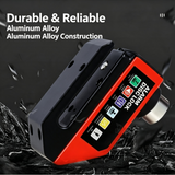 Alarm Disc Brake Lock, Rechargeable Tail Light Anti‑Theft Security Lock for Motorcycle, E‑Bike & Bicycle
