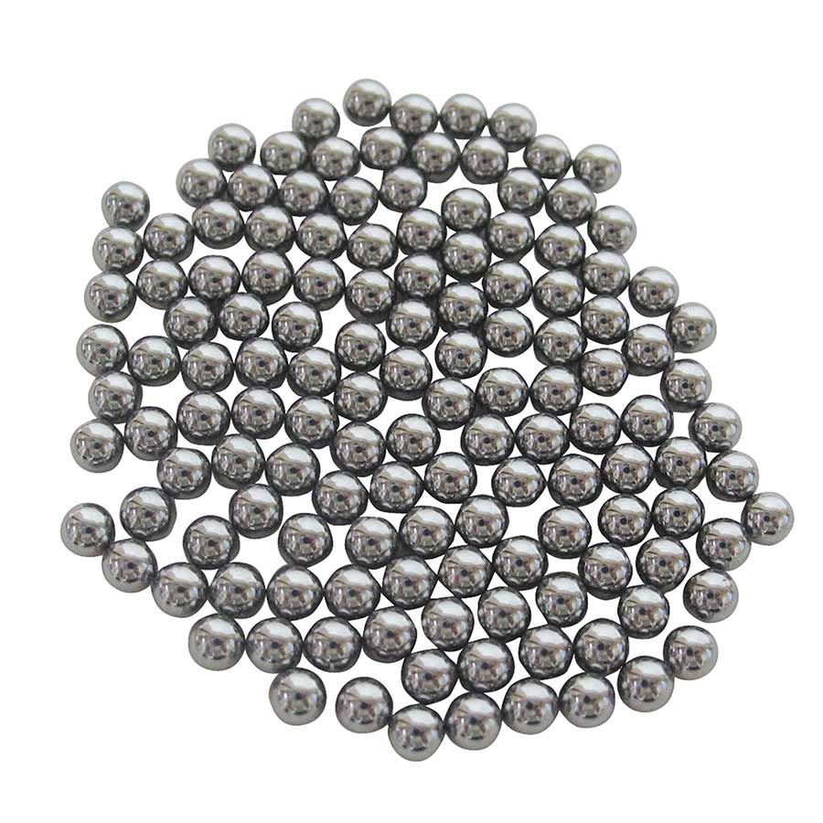 Wheels Manufacturing, Steel Ball Bearing, 1/4'', Grade 25, Steel, 150pcs