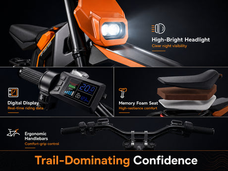 Monster Mini Dirt Bike/Monster Pro Mid-Drive Electric Dirt Bike