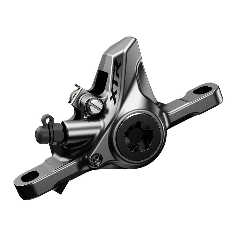 HYDRAULIC DISC BRAKE, BR-M9100, XTR, FRONT OR REAR FOR POST MOUNT, W/O ADAPTER, W/K04TI METAL PAD(W/O FIN)
