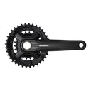 FRONT CHAINWHEEL, FC-MT210-2, FOR REAR 9-SPEED, 2-PCS FC, 175MM, 46-30T, W/O CHAIN GUARD, W/O BB, BLACK