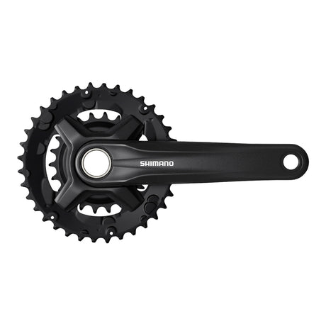 FRONT CHAINWHEEL, FC-MT210-2, FOR REAR 9-SPEED, 2-PCS FC, 170MM, 36-22T, W/O CHAIN GUARD, W/O BB, BLACK
