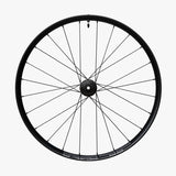 WHEEL, WH-MT620-B-27.5, FRONT, RIM:27.5, 24H, F:15MM E-THRU, TUBELESS, OLD:110MM, BLACK, W/ STANDARD STICKER, CL DISC