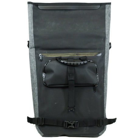 (BM-BP1BKGY) Waterproof Pannier Backpack -Black/Grey