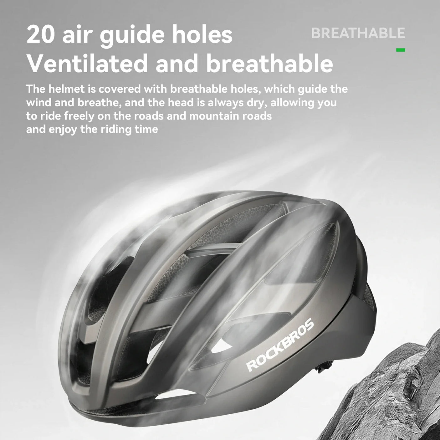 Cycling Helmet Bionic Support Antibacterial Liner Adjustable Fit