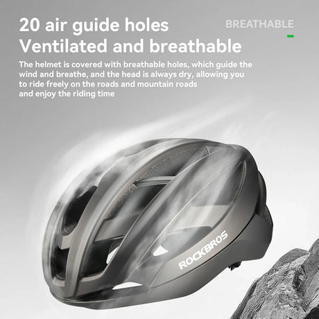 Cycling Helmet Bionic Support Antibacterial Liner Adjustable Fit
