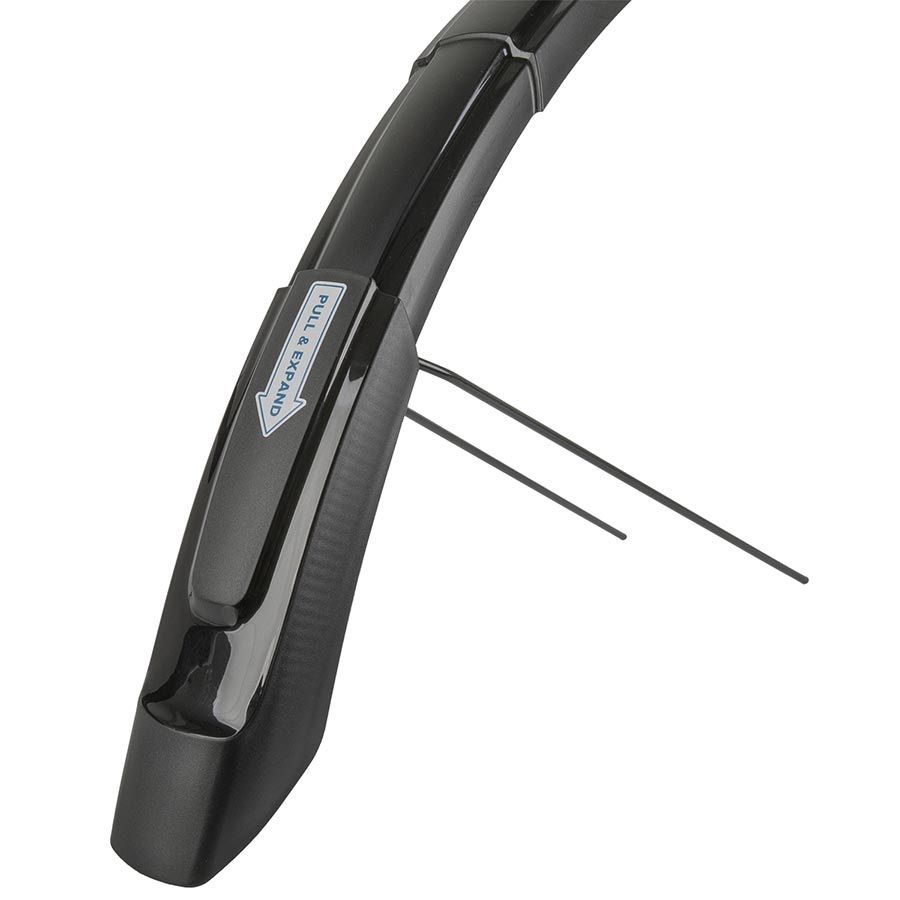 M-Wave, Mud Max F+R ADJ L, Fender, 26''-29'', 62mm, Black