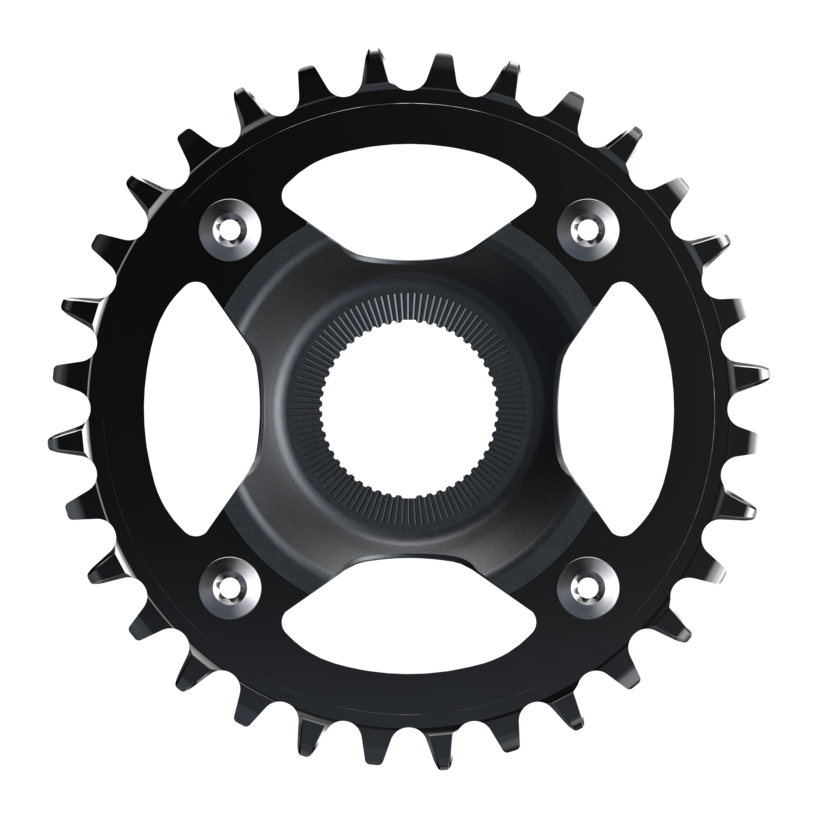 CHAINRING, CR-EM800, 32T W/O CG, FOR CHAIN LINE 55MM, BLACK