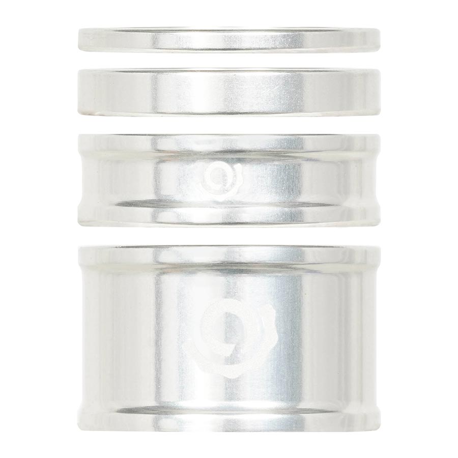 Industry Nine, iRiX, Headset Spacer Kit, 1-1/8'', Height: 2.5mm/5mm/10mm/20mm, Aluminum, Purple