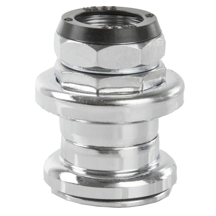 Neco, Neco 1a 1" Threadless, Headset, : EC30/25.4 | EC30/26, External, Threadless, Complete, Silver