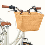 Toto Handwoven Cane Bike Basket