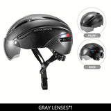 ROCKBROS Ultralight Magnetic Goggles Cycling Helmet