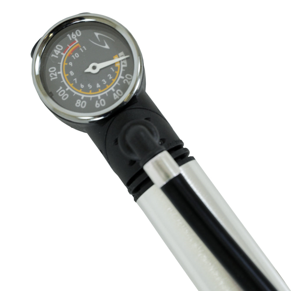 (MP-04G) Mini Floor Pump w/ Gauge