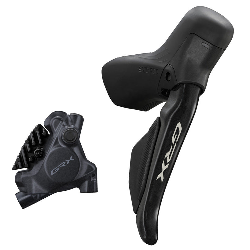 DISC BRAKE ASSEMBLED SET/J-kit DIRECT, GRX, ST-RX715(R), BR-RX410(R), W/O ADAPTER, FOR 25MM MOUNT, RESIN (W/FIN), W/CONNECTER INSERT, 1700MM (SM-BH90)
