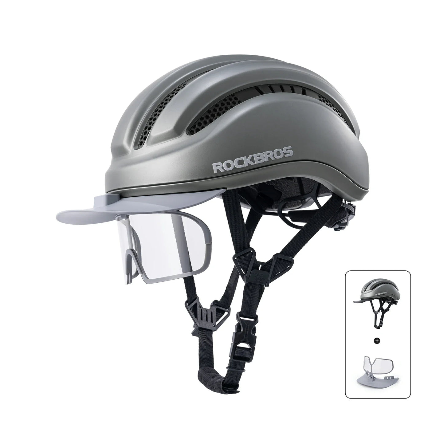 Bike Cycling Helmet with Magnetic Visor