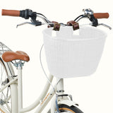 Dreamcatcher Handwoven Cane Bike Basket