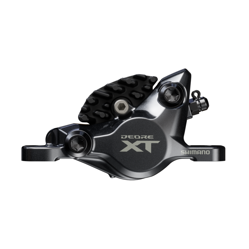 HYDRAULIC DISC BRAKE, BR-M8200, XT, FRONT OR REAR, W/O ADAPTER, W/J04C-MF METAL PAD (W/FIN)