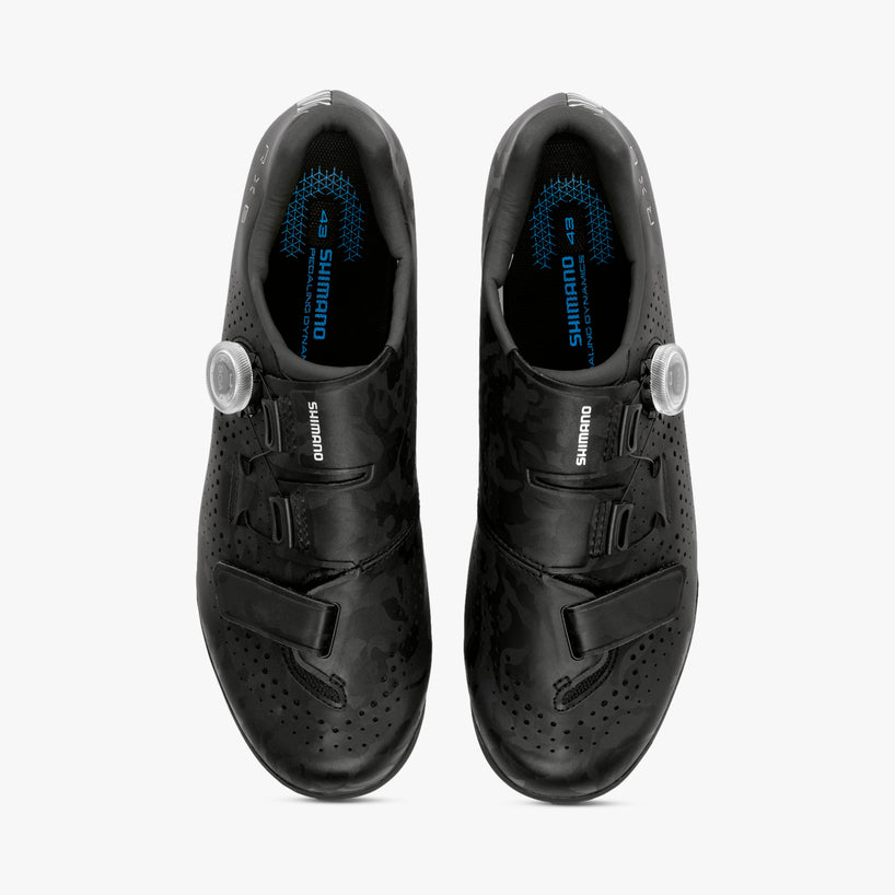 SH-RX600E BICYCLE SHOES | BLACK 46 WIDE