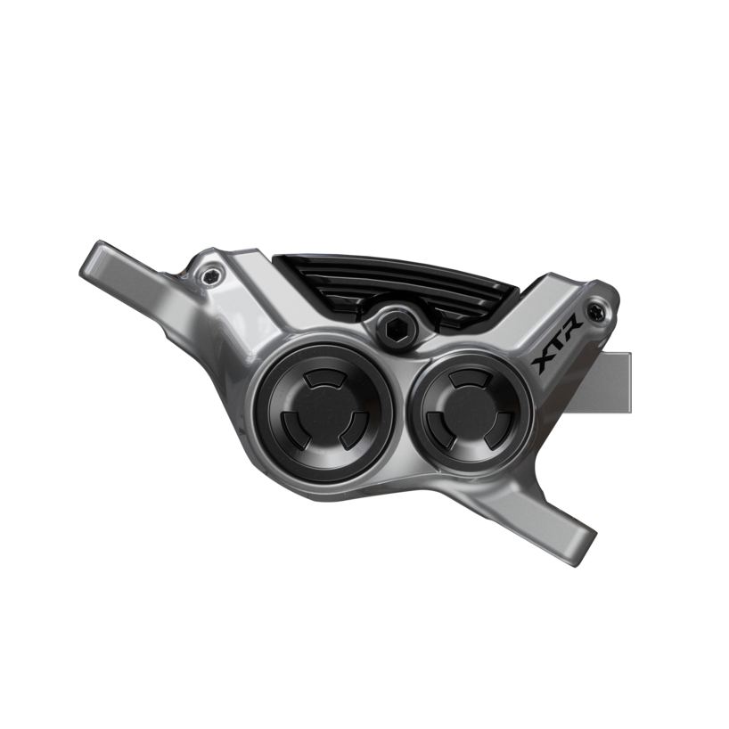 HYDRAULIC DISC BRAKE, BR-M9220, XTR, 4-PISTON, FRONT OR REAR, W/O ADAPTER, W/P04C-MF METAL PAD (W/FIN)