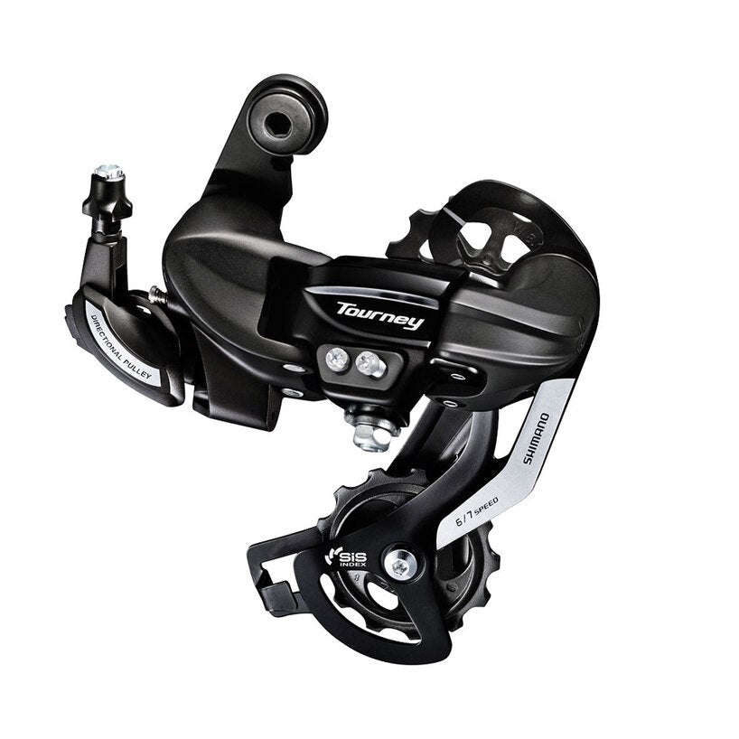 REAR DERAILLEUR, RD-TY500, TOURNEY, 6/7-SPEED, W/RIVETED ADAPTER(ROAD TYPE), W/ WHEEL TYPE CABLE GUIDE
