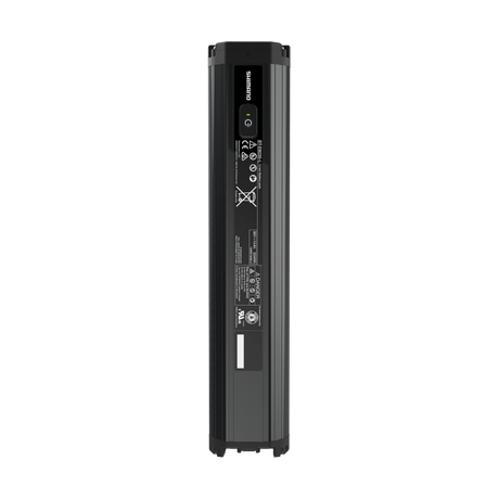 BATTERY, BT-E8035-L, FOR STEPS, POSITION: FRAME (DOWN TUBE, INTEGRATED), 3 INCHES LONGER THAN BT-E8035, 504Wh, BLACK