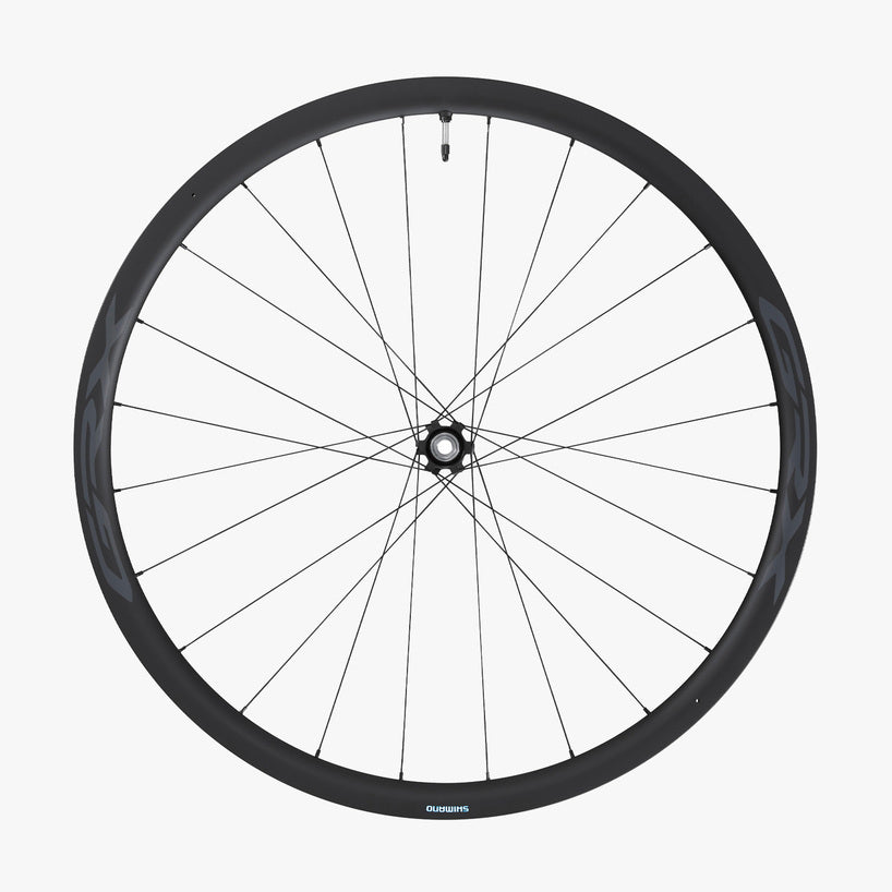 WHEEL, WH-RX870-700C, GRX, FRONT, 24H, OLD:100MM, F:12MM E-THRU, TUBELESS, W/TUBELESS TAPE, FOR CL DISC