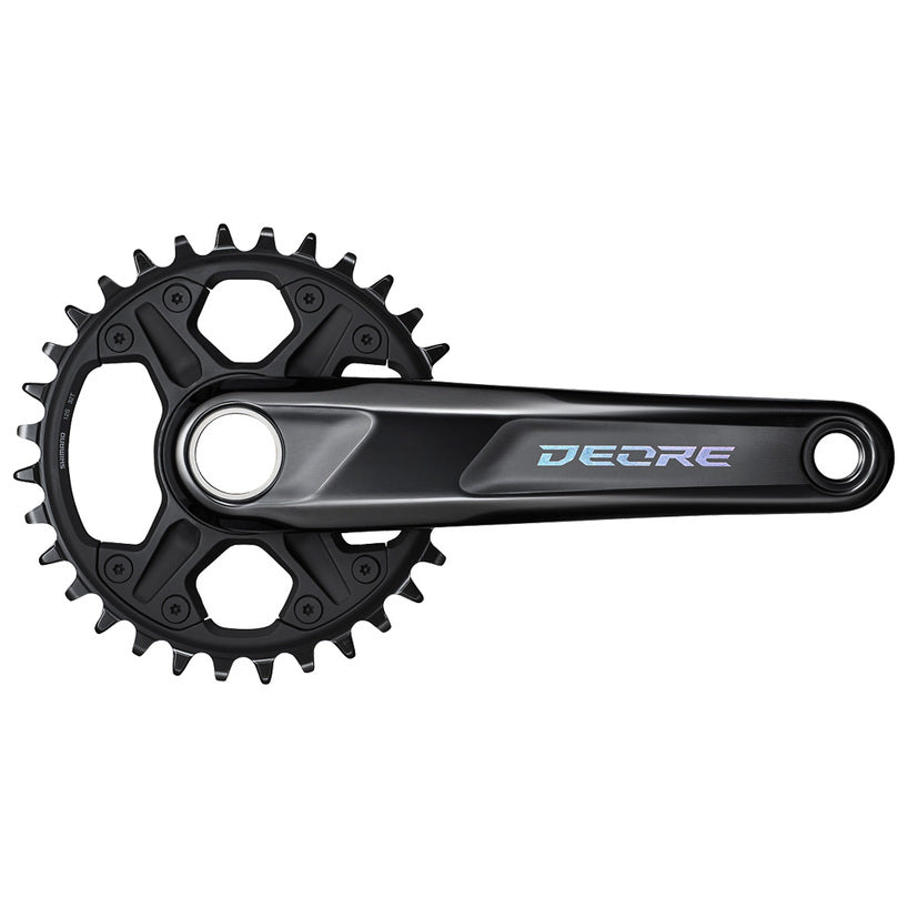 FRONT CHAINWHEEL, FC-M6100-1, DEORE, FOR REAR 12-SPEED, 2-PCS FC, 175MM, 30T W/O CG, W/O BB PARTS, FOR CHAIN LINE 52MM