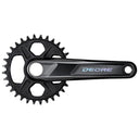 FRONT CHAINWHEEL, FC-M6100-1, DEORE, FOR REAR 12-SPEED, 2-PCS FC, 175MM, 30T W/O CG, W/O BB PARTS, FOR CHAIN LINE 52MM