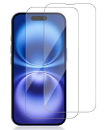 2 Pack Glass Screen Protector Compatible for  iPhone 15 [9H Hardness]-HD Screen Tempered Glass, Scratch Resistant, Easy Install  Bubble Free