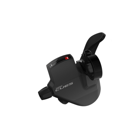 SHIFT LEVER, SL-U4000-L, CUES, LEFT, 2-SPEED RAPIDFIRE PLUS MONO, 1800MM INNER, W/ OPTICAL GEAR DISPLAY, W/OT-SP41 BLACK OUTER 600MM