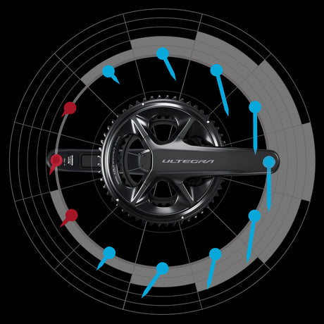 FRONT CHAINWHEEL, FC-R8100-P, ULTEGRA, FOR REAR 12-SPEED, HOLLOWTECH 2, 170MM, W/O CHAINRING, W/CHAINRING FIXING BOLT, W/O BB, W/TL-FC40, W/EW-EC300