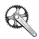 FRONT CHAINWHEEL, FC-U6030-1, CUES, FOR REAR 9/10/11-SPEED, 2-PCS FC, 175MM, 42T W/O CG, W/O BB PARTS, SILVER