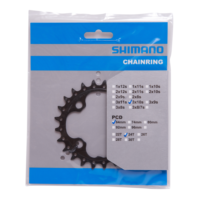 FC-M590-10 CHAINRING 24T-AE (BLACK)
