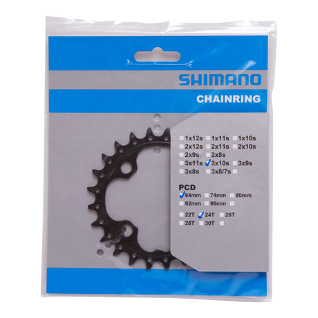 FC-M590-10 CHAINRING 24T-AE (BLACK)