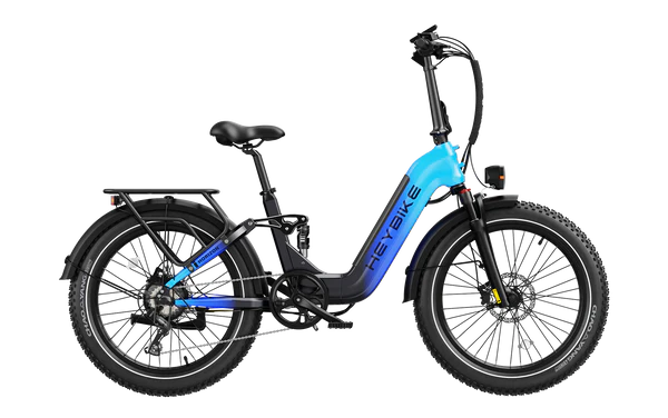 Heybike Horizon 24" Fat Tire Full Suspension Folding