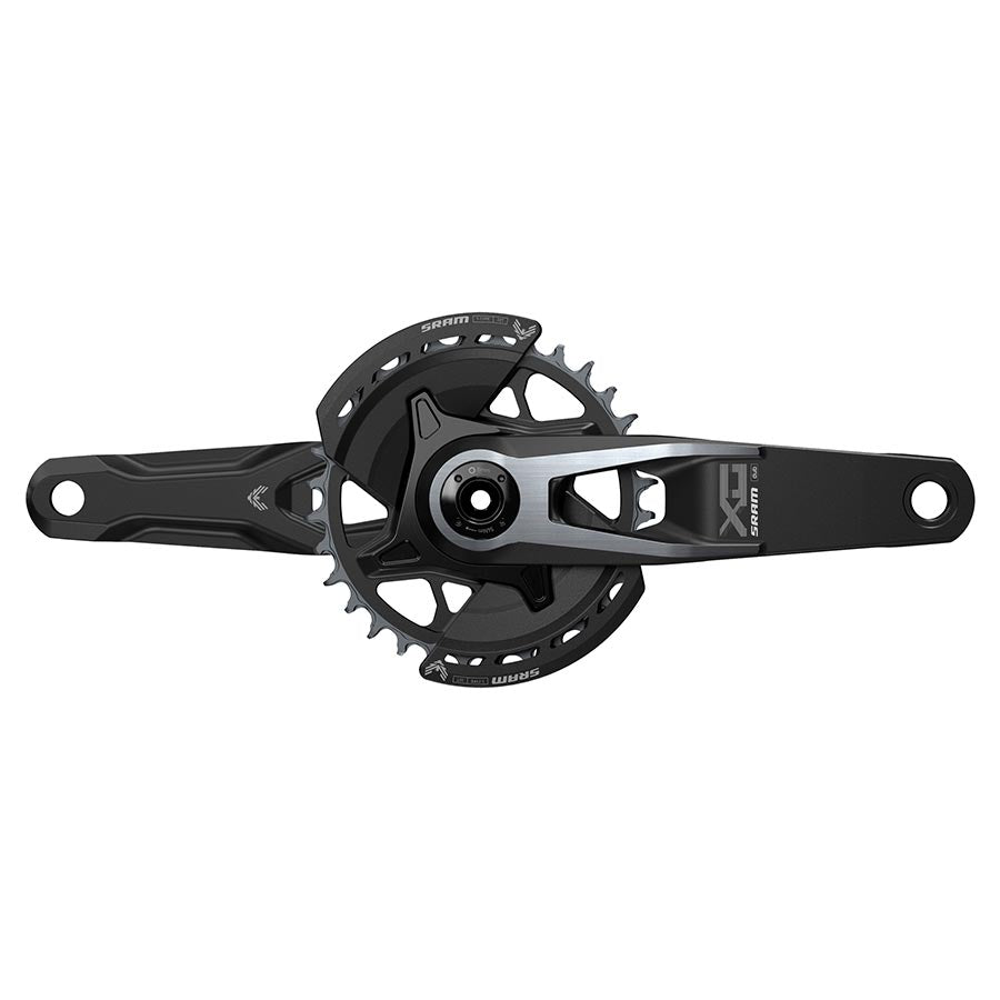 SRAM, X0 Eagle T-Type V2, Crankset, Speed: 12, Spindle: 28.99mm, BCD: Direct Mount, 32, DUB, 165mm, Black, Boost