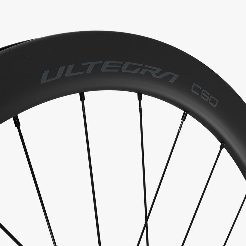 WHEEL, WH-R8170-C50-TL, ULTEGRA, F: 24H / R: 24H, FOR 11/12S, OLD: 100/142MM, F/R: 12MM E-THRU, TUBELESS, W/TUBELESS TAPE, FOR CL DISC