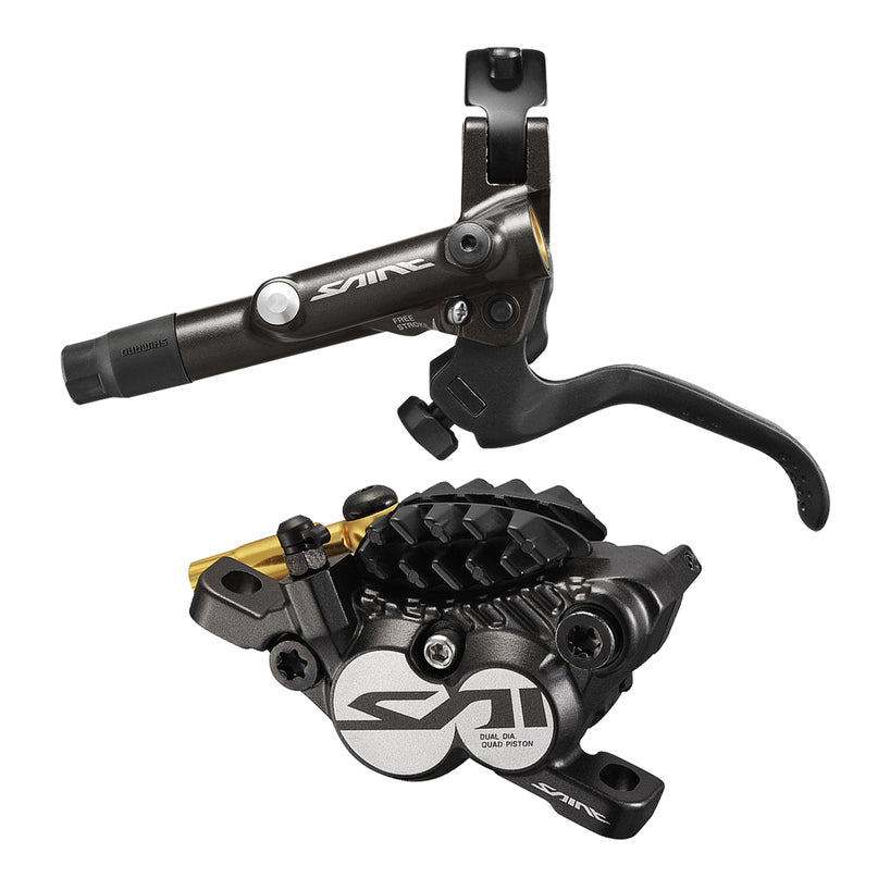 DISC BRAKE ASSEMBLED SET/J-KIT, SAINT, BL-M820-B(L), BR-M820(F), METAL PAD(W/FIN),
