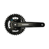 FRONT CHAINWHEEL, FC-M315-2, 7/8-SPEED, 175MM, 36-22T W/O CHAIN GUARD, CHAIN CASE NOT COMPATIBLE, BLACK