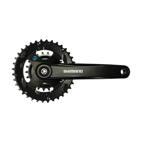 FRONT CHAINWHEEL, FC-M315-B2, 7/8-SPEED, 175MM, 36-22T W/O CHAIN GUARD, CHAIN CASE NOT COMPATIBLE, CHAIN LINE 3MM OUTBOARD, BLACK