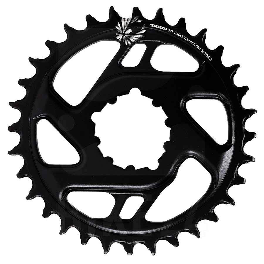 SRAM, 12SP X-Sync 2, 34T Chainring, 12sp, BCD: Direct Mount, 3mm offset, Aluminum, Black