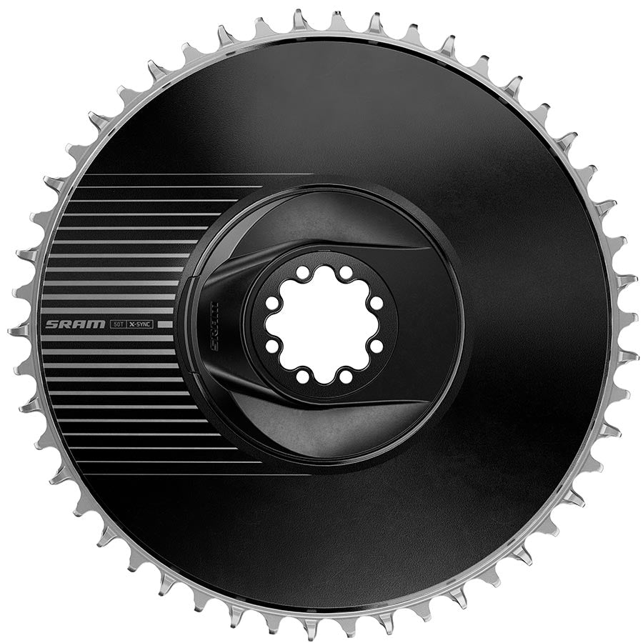 SRAM, Red E1 Aero, Chainring, Teeth: 44, Speed: 12/13, BCD: Direct Mount SRAM 8 Bolt, Black