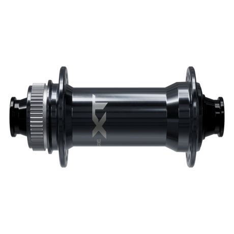FRONT HUB, HB-M8210-B, DEORE XT, CENTER LOCK DISC 32H, FOR 15MM THRU TYPE AXLE (W/O AXLE), OLD:110MM, W/O ROTOR MOUNT COVER, W/O LOCK RING