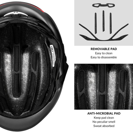 ROCKBROS Road Aero Bike Helmet for Adults TT Triathlon Helmet for Cycling