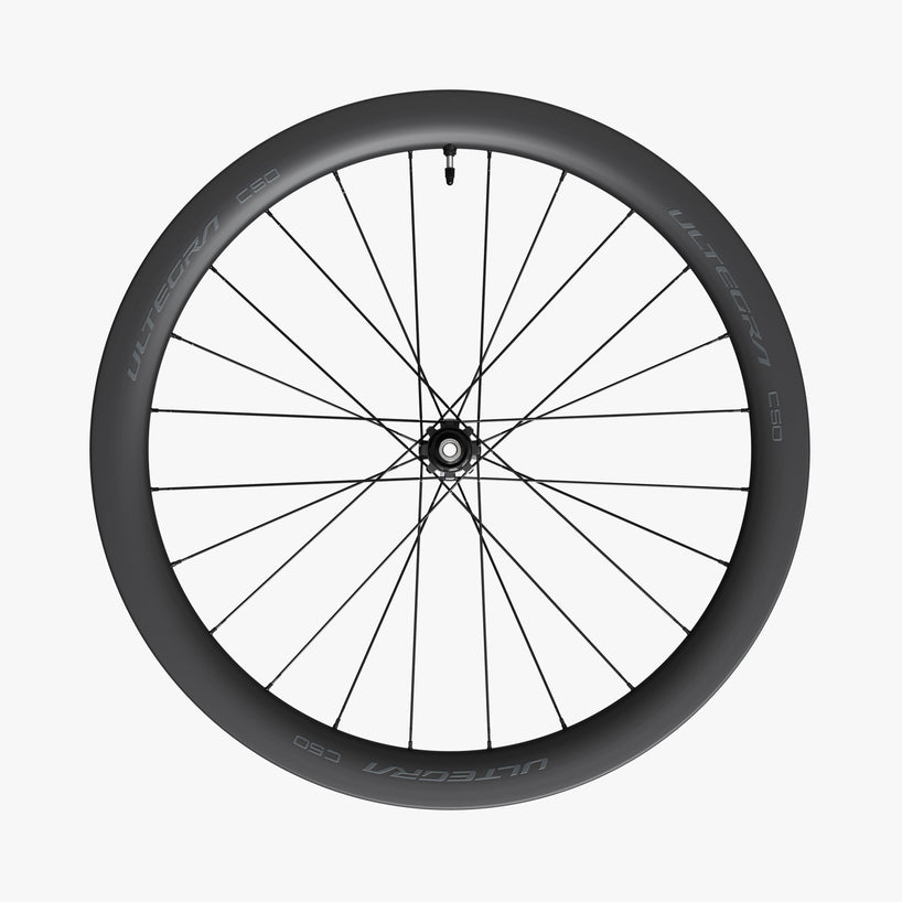 WHEEL, WH-R8170-C50-TL, ULTEGRA, F: 24H / R: 24H, FOR 11/12S, OLD: 100/142MM, F/R: 12MM E-THRU, TUBELESS, W/TUBELESS TAPE, FOR CL DISC