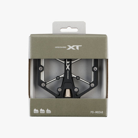 PEDAL, PD-M8240, DEORE XT, FLAT PEDAL, W/O REFLECTOR, BLACK