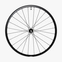 WHEEL, WH-RX180-700C, F&R:24H, FOR 12S, OLD:100/142MM, F/R:12MM E-THRU, TUBELESS, W/TL TAPE, FOR CL DISC, MICRO SPLINE