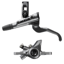 DISC BRAKE ASSEMBLED SET/J-kit, XTR, BL-M9200(R), BR-M9200(R), W/O ADAPTER, METAL PAD (W/O FIN), SM-BH90-SS 1700MM (BLACK), W/CONNECTER INSERT