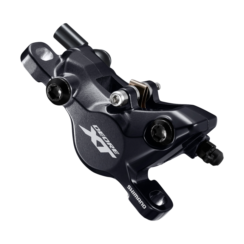 HYDRAULIC DISC BRAKE, BR-M8100, XT, FRONT OR REAR, POST MOUNT, W /J04C METAL PAD(W/FIN)